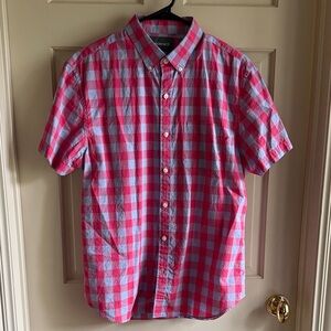 Men’s Bonobos Short Sleeve Casual Button Down Shirt — Sz M